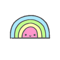 Happy Rainbow Sticker by FriendsWithYou