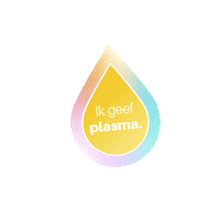 Plasma Donor Sticker by Sanquin