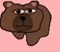 Bobo Running GIF by Bear Market Memes