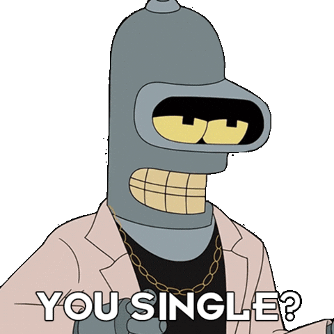 Robot Flirt Sticker by HULU