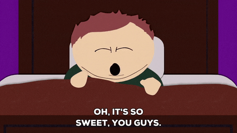 eric cartman dreaming GIF by South Park 