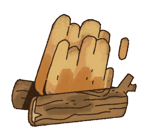 Fire Camping Sticker