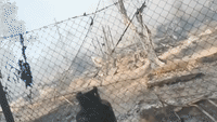 Charred Remains of Greek Island Refugee Camp Seen After Devastating Fire
