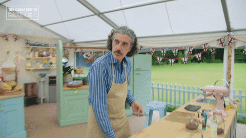 Bake Off Reaction GIF by The Great British Bake Off