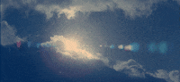 partly cloudy sky GIF