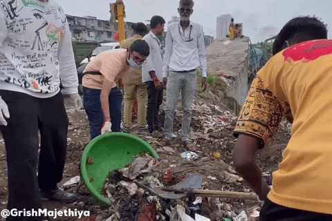Dumping Waste Management GIF by Grish Majethiya