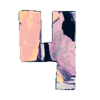 Clay Numbers Sticker by angie amaro