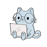 ohcimatti cat gatos computador Sticker