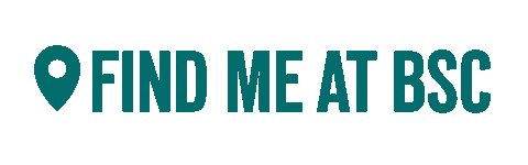 Find Me Teal Sticker by BismarckStateCollege