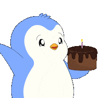 Happy Birthday Penguin Sticker by Pudgy Penguins