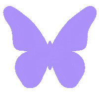 Purple Butterfly Fly Sticker by Bel Diniz