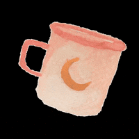 Mariuriganti travel aesthetic moon tea GIF