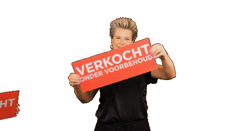 Verkocht Makelaardij Sticker by De Koning Makelaars