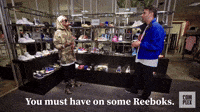 You Must Have On Some Reeboks 