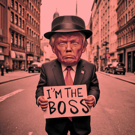 Trump Im The Boss GIF by Gallery.fm