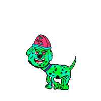 dog nuttztoonz Sticker