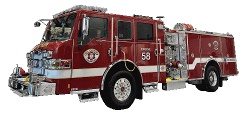 olathefire giphyupload fire firefighter fire truck Sticker