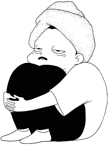 cassandracalin giphyupload girl illustration mood Sticker