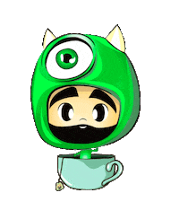 Tea Monster Sticker