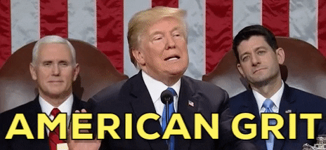 american grit trump GIF by State of the Union address 2018