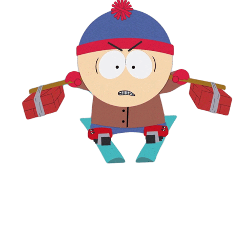 Stan Marsh Ski Sticker by South Park