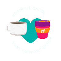 Coffee Cafe Sticker by KeepCup