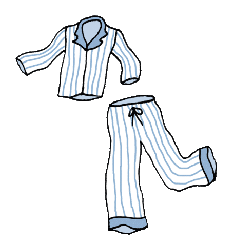 Pajamas Sticker by By Sauts // Alex Sautter