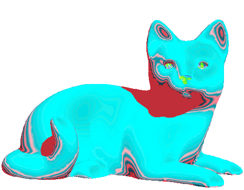 Art Cat Sticker by badblueprints
