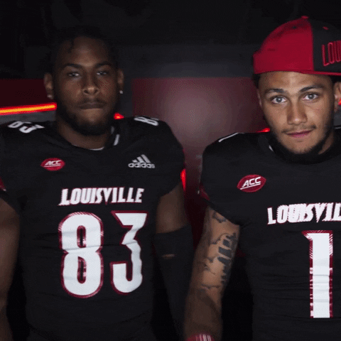 College Football Sport GIF by Louisville Cardinals