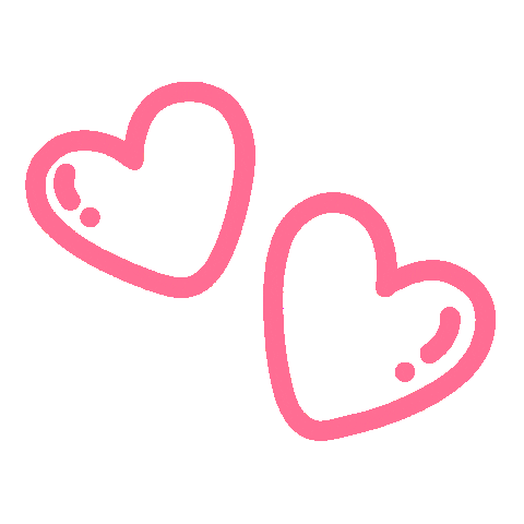 I Love You Hearts Sticker