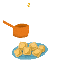 Ravioli Sticker by Nuovo Pasta