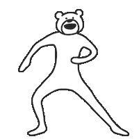 happy dance Sticker by takadabear