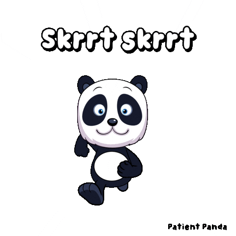 Panda Speed Sticker by VeeFriends