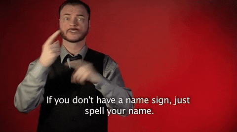 sign language names GIF by Sign with Robert