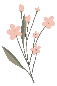 Pink Flowers Sticker
