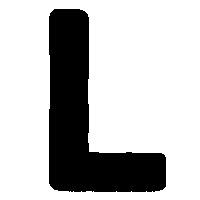 Alphabet L Sticker