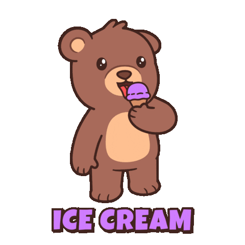 Happy Teddy Bear Sticker by BEARISH