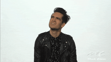 brendon urie head GIF by Music Choice