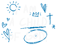 Child Of God Jesus Sticker by Elevated Faith