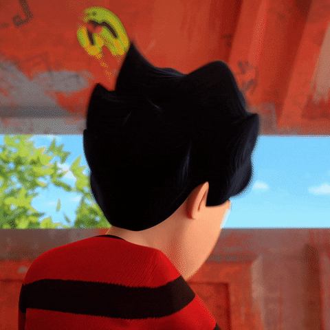Dennis And Gnasher Unleashed Horror GIF by Beano Studios