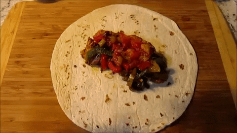 chicken fajitas GIF