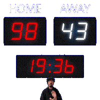 43 Away Sticker