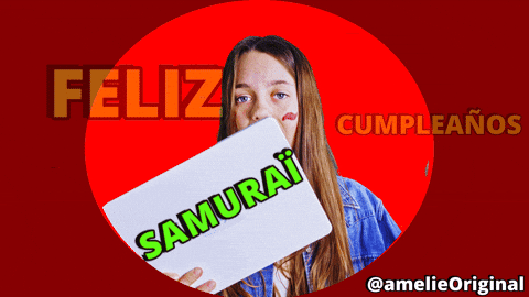 Gracias Samurai GIF by amelie