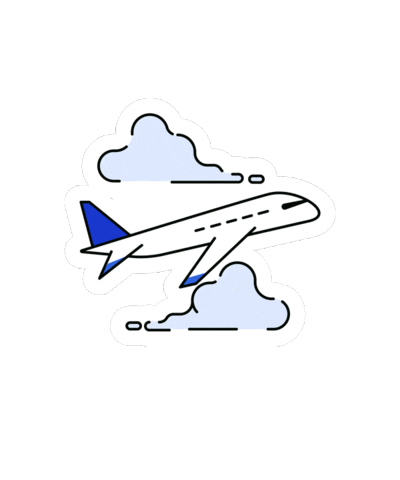 Travel Flying Sticker by KrisFlyer.Official