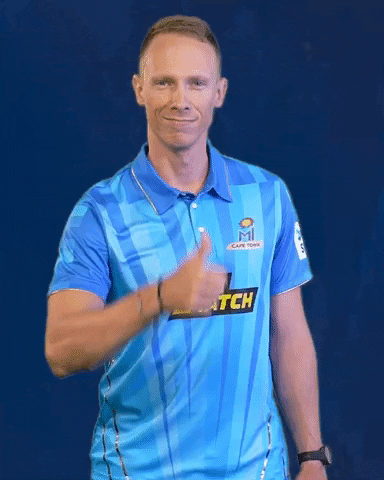 MICapeTown giphyupload thumbs up good job cricket GIF