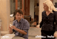 joking parks and recreation GIF by HULU
