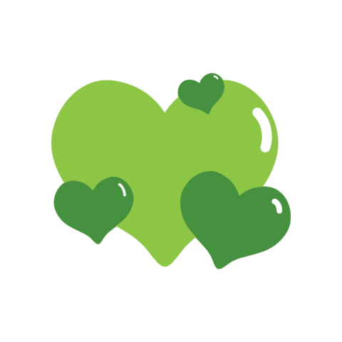 LymeNow giphygifmaker love heart green Sticker