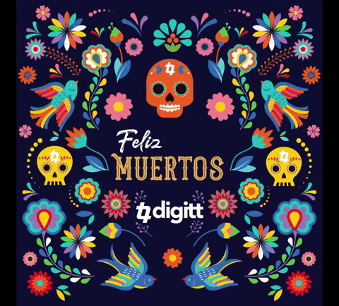 Diademuertos GIF by Digitt