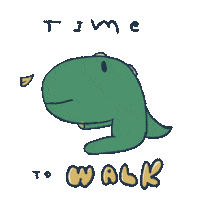 Walking Walk Sticker
