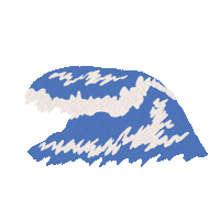 Wave Surf Sticker by Tiki Taco